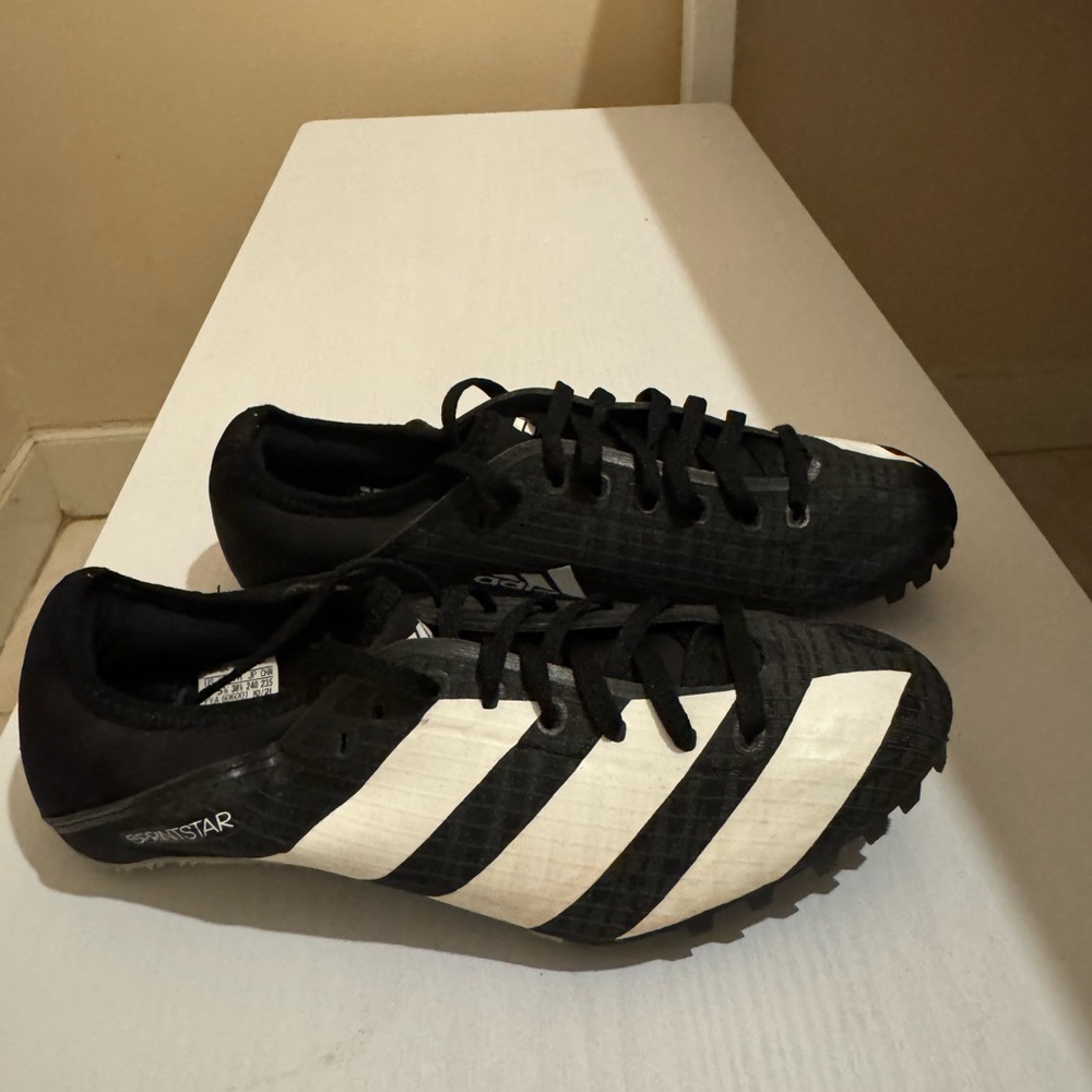 Adidas Black and White Men's Shoes